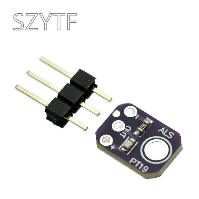 Alt view image 2 of 6 - ALS-PT19 Analog Ambient Light Sensor Module 2.5V-5.5V Human Eye Spectral Phototransistor Illumination Detection