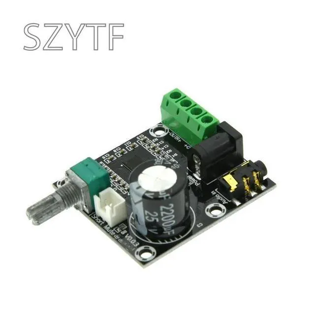 Alt view image 2 of 3 - PAM8610 dual channel 12V high-definition power amplifier board pure digital power amplifier 15W*2 high power