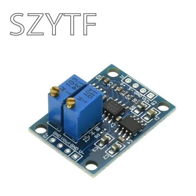 Alt view image 2 of 3 - AD620 Microvolt MV Voltage Amplifier Signal Instrumentation Module Board 3-12VDC