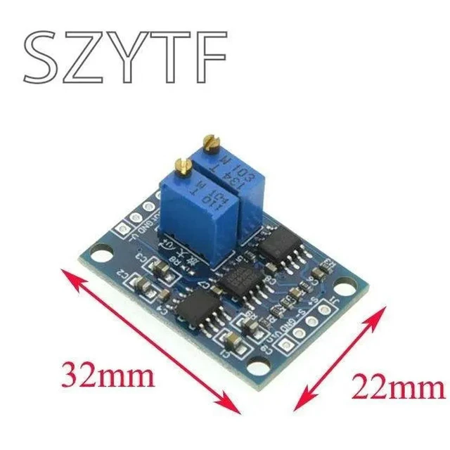 Alt view image 3 of 3 - AD620 Microvolt MV Voltage Amplifier Signal Instrumentation Module Board 3-12VDC