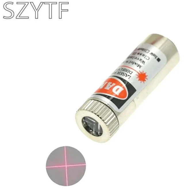 Main image of 5mw red crosshair stripline laser module can focus reticle red line