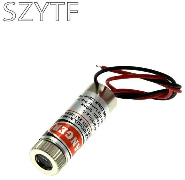 Alt view image 2 of 3 - 5mw red crosshair stripline laser module can focus reticle red line