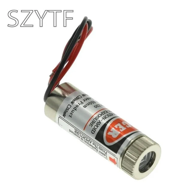 Alt view image 3 of 3 - 5mw red crosshair stripline laser module can focus reticle red line