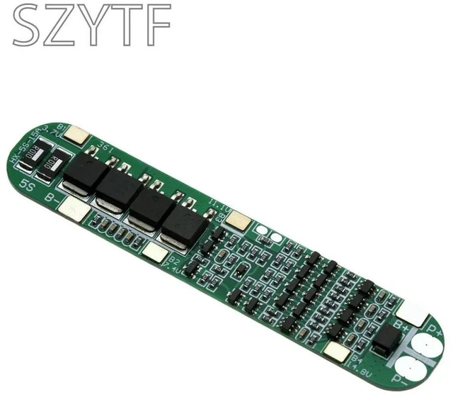 Alt view image 2 of 6 - 5S 18.5V 21V Lithium Protection Board BMS Li-ion Charger PCB for Power Tools Solar Lighting 88*17mm