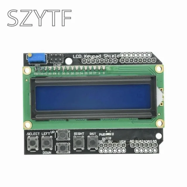 Alt view image 2 of 6 - LCD Keypad Shield of the LCD1602 Character Input and Output Expansion Board for