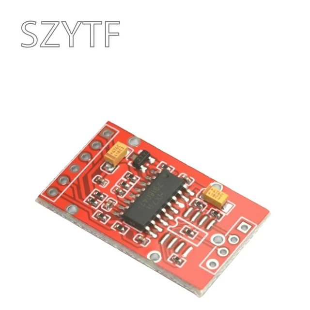 Alt view image 2 of 3 - Weighing Sensor AD Module Dual-channel 24-bit A/D Conversion HX711 Shieding