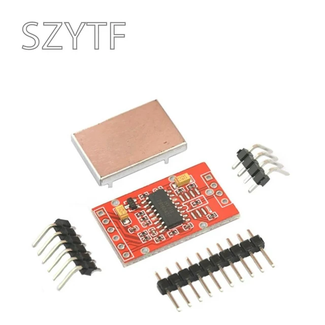Alt view image 3 of 3 - Weighing Sensor AD Module Dual-channel 24-bit A/D Conversion HX711 Shieding