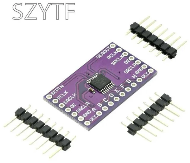 Main image of 74HC595 Shift Register Breakout 595 8 Bit Shift Register CJMCU-595