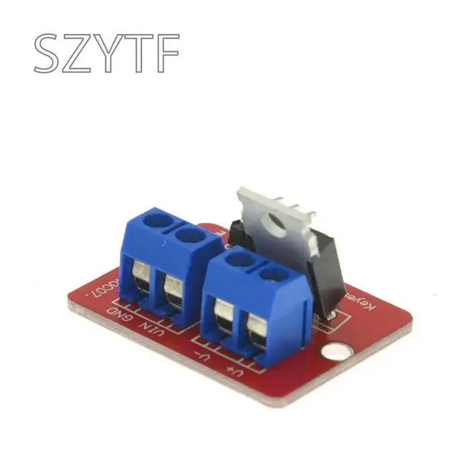 Alt view image 3 of 3 - 0-24V Top Mosfet Button IRF520 MOS Driver Module For MCU ARM Raspberry pi