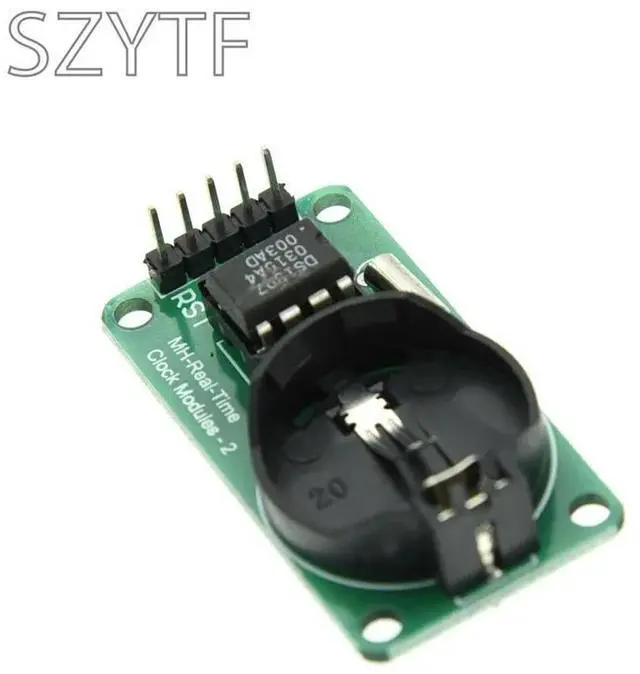 Alt view image 2 of 3 - DS1302 Real Time Clock Module with CR2032 - RTC Backup for DIY Projects