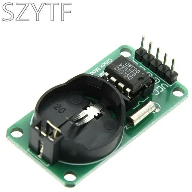 Alt view image 3 of 3 - DS1302 Real Time Clock Module with CR2032 - RTC Backup for DIY Projects