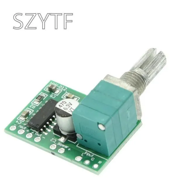 Alt view image 3 of 3 - PAM8403 mini 5V digital Audio amplifier board with switch potentiometer can be USB powered