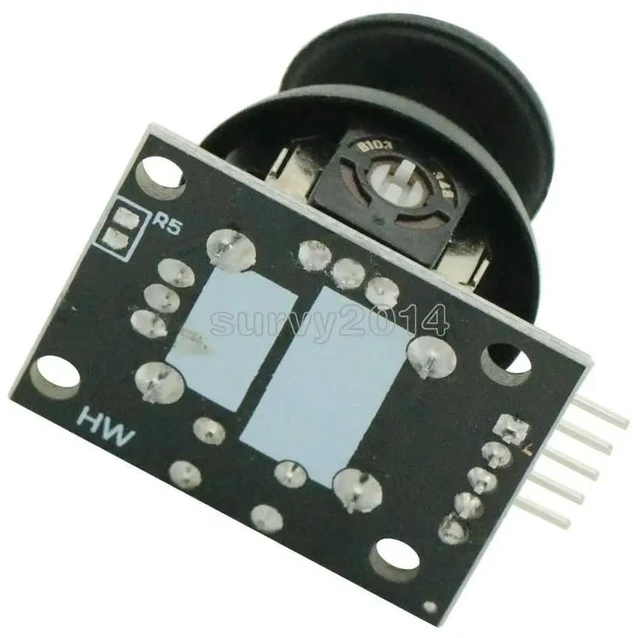 Alt view image 3 of 6 - JoyStick 5Pin 5 PIN Breakout Module Switch Shield Board For PS2 Joystick Game Controller Two Way Rocker 10K Resistor 2.54mm