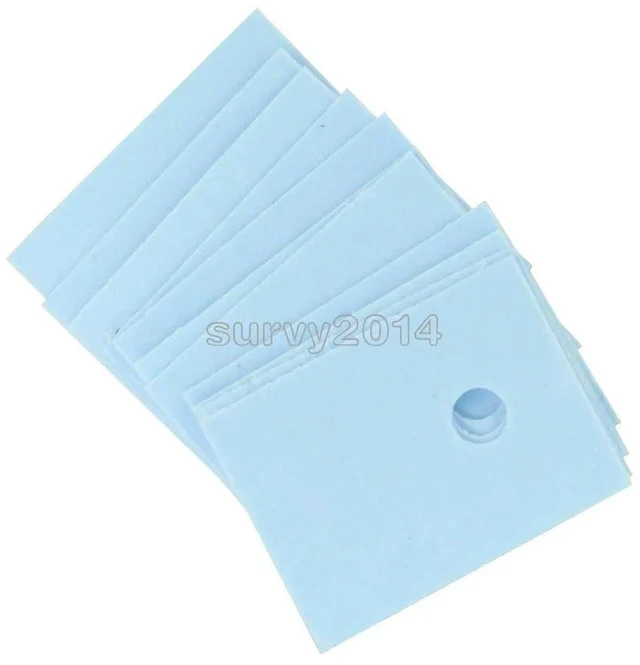 Alt view image 2 of 6 - 100PCS TO-220 Transistor Plastic Washer Insulation Washer + TO-220 Pads Silicone
