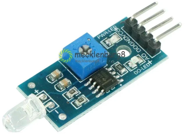 Alt view image 3 of 6 - LM393 Light Sensor Module 3.3V-5V Input Sensor for Raspberry Pi Digital Switching Output Illumination Level Detect DIY K