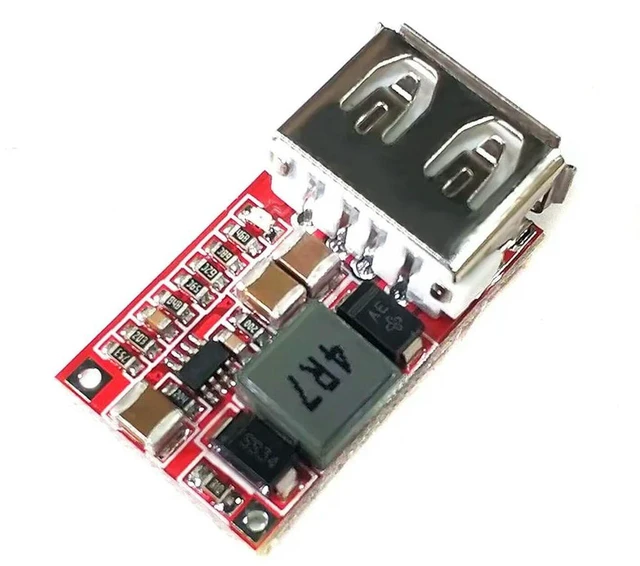 Main image of 1PCS 6-24V 24V 12V to 5V USB Step Down Module DC-DC Converter Charger Power Supply Module Board For