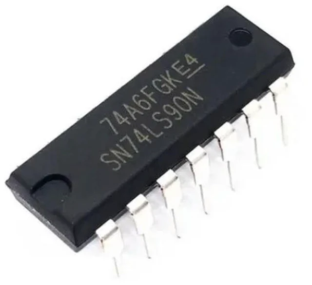 Main image of 5PCS SN74LS90N SN74LS90 4LS90 IC DECADE COUNTER 14-DIP