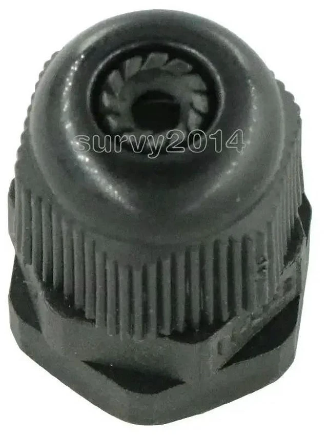 Alt view image 2 of 3 - 10PCS Waterproof Fixing Gland Connector PG7 for 3.5-6mm Dia Cable Wire Black For Board Module