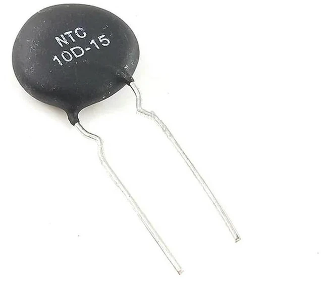Main image of 5pcs NTC 10D-15 Inrush Curren Limiter Power Thermistors 10ohms 5Amp 15mm disk