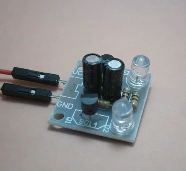 Main image of 5MM LED Simple Flash Light Simple Flash Circuit DIY Kit