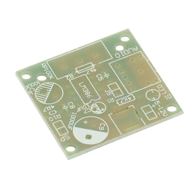 Alt view image 2 of 3 - DIY Kit LM386 Super Mini Audio Amplifier DIY Kit Suite Trousse LM386 Amplificador Module Board 3.5mm 3-12V