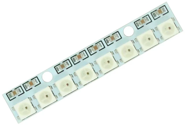 Main image of WS2812 5050 RGB LED Lamp Panel Module 5V 8-Bit Rainbow LED Precise for
