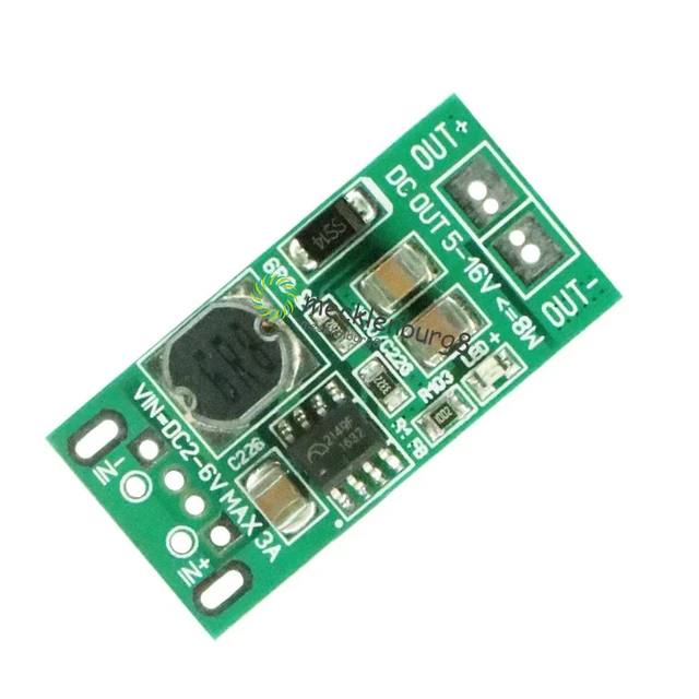 Alt view image 2 of 3 - 8W USB Input DC-DC 5V (2V-6V) to 12V Step Up Boost Module Power Supply Converter Charger Module Board For