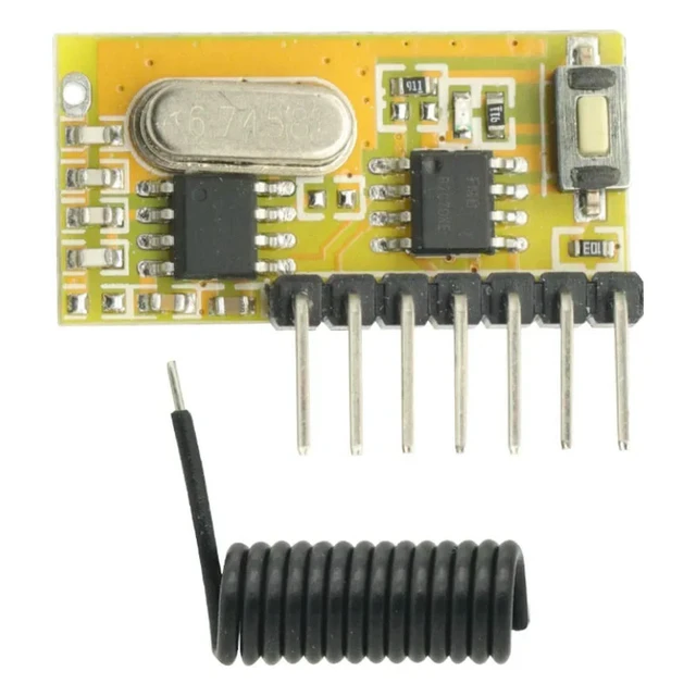 Alt view image 3 of 3 - RXC6 433Mhz Superheterodyne Receiver PT2262 Code Steady for /AVR