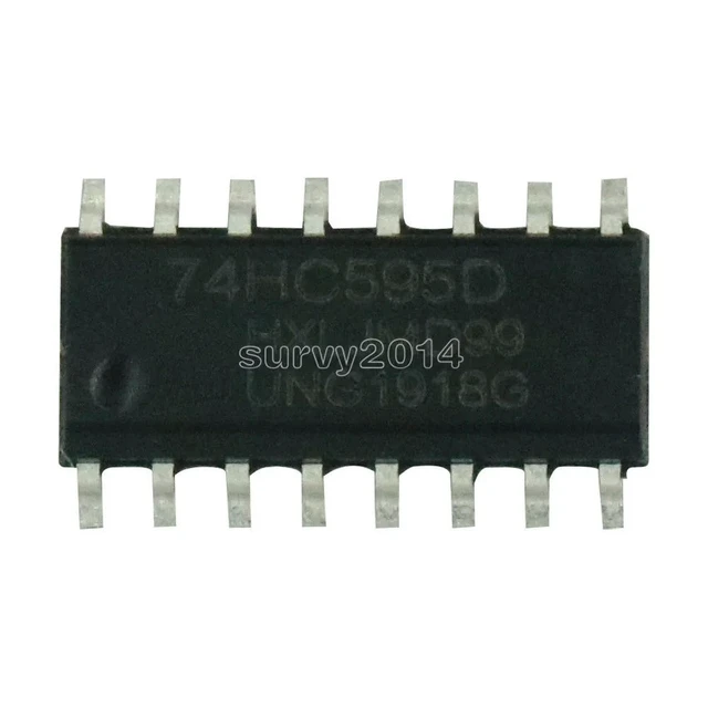 Alt view image 3 of 3 - 10PCS 74HC595D 74HC595 8-Bit Shift Register SOP-16 IC