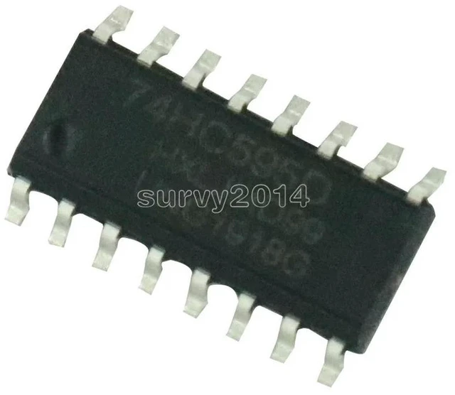 Main image of 10PCS 74HC595D 74HC595 8-Bit Shift Register SOP-16 IC