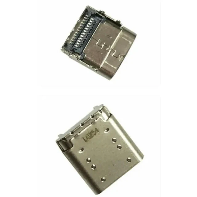 Alt view image 2 of 2 - For chromebook 100e 2nd 100e gen 2 gen 3 type-c power jack head