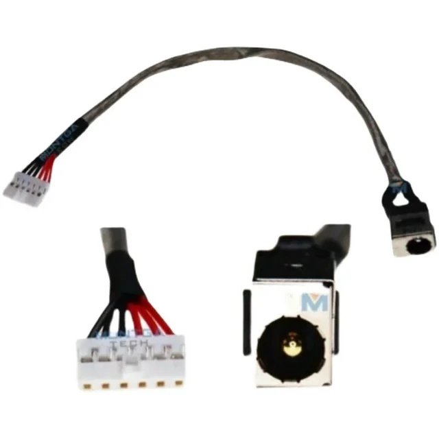 Alt view image 2 of 2 - DC Power Jack with cable For Ge72 Ge72vr MS-1791 MS-1794 Laptop DC-IN Charging Flex Cable