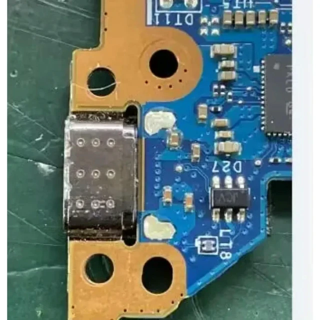Alt view image 3 of 3 - DC Power Jack For Yoga 730-13isk 13ikb USB Type C Charging Port Connector
