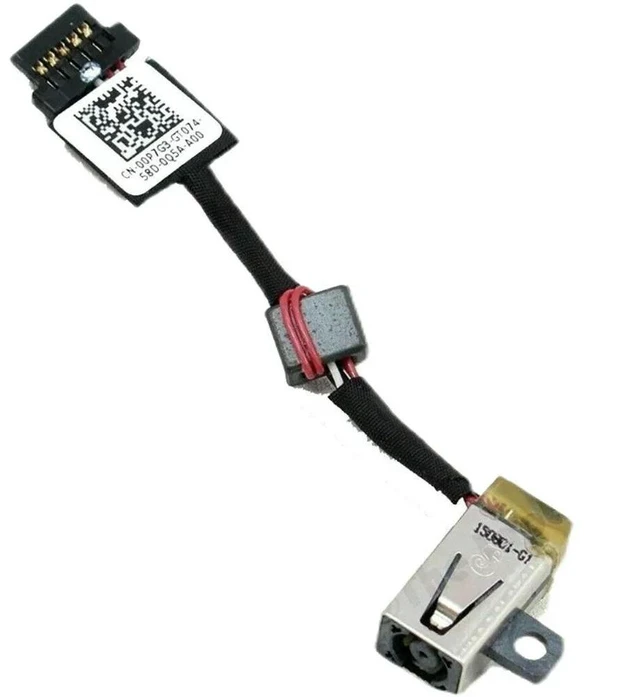 Alt view image 2 of 2 - DC Power Jack with cable For XPS 13 XPS13 9350 9343 9360 9370 P54g Laptop DC-IN Charging Flex Cable