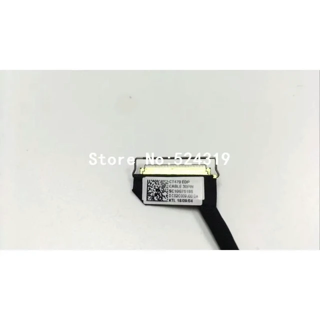 Alt view image 2 of 3 - Laptop LCD Cable for Thinkpad T470 A475 CT470 00UR483 DC02C009J00 SC10G75185 30PIN FHD LVDS cable