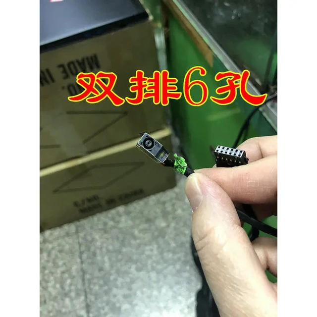 Alt view image 3 of 3 - For 15-dc tpn-q211 charging port power jack double row l24348-001