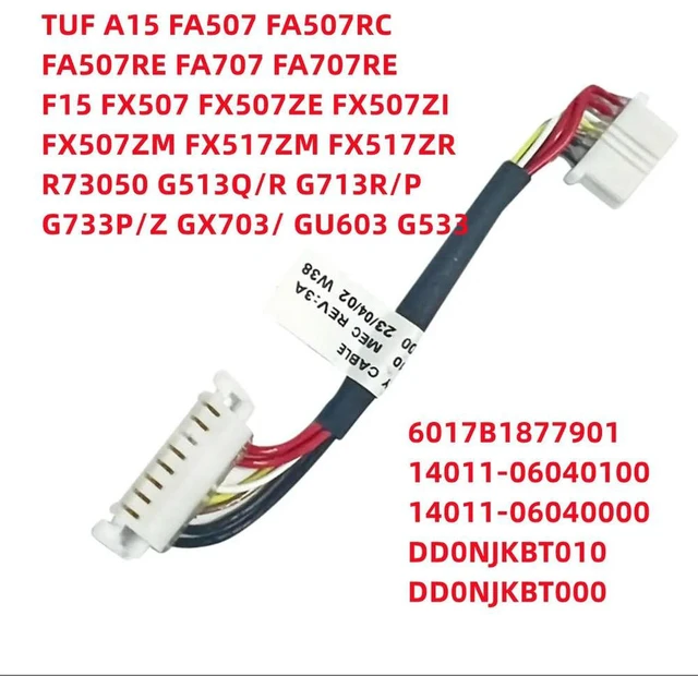 Main image of Cable For 14011-06040100/400 DD0NJKBT000/010 6017B1877901 FX507