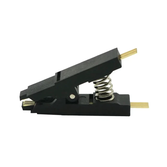 Alt view image 3 of 3 - Programmer Testing Clip SOP8 SOP SOIC 8 SOIC8 DIP8 DIP 8 Pin BIOS/24/25/93 Flash Chip IC Socket Adpter Test Clamp