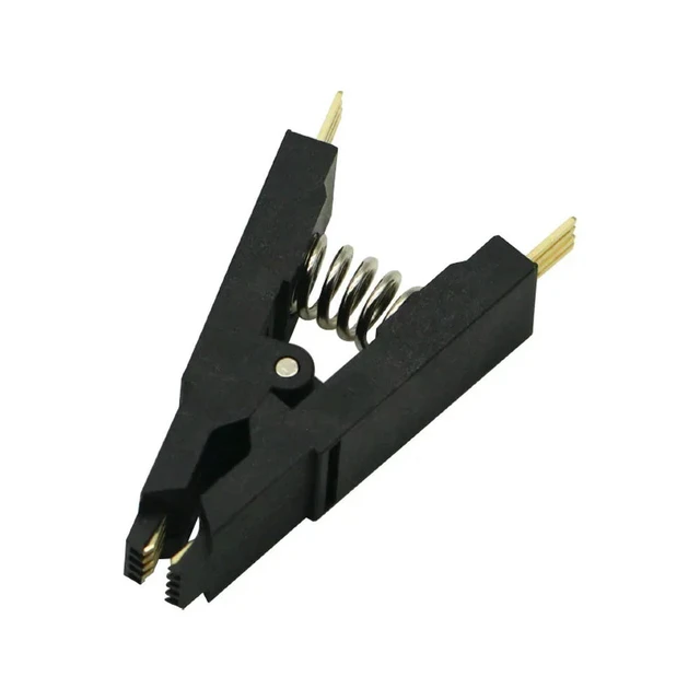 Alt view image 2 of 3 - Programmer Testing Clip SOP8 SOP SOIC 8 SOIC8 DIP8 DIP 8 Pin BIOS/24/25/93 Flash Chip IC Socket Adpter Test Clamp