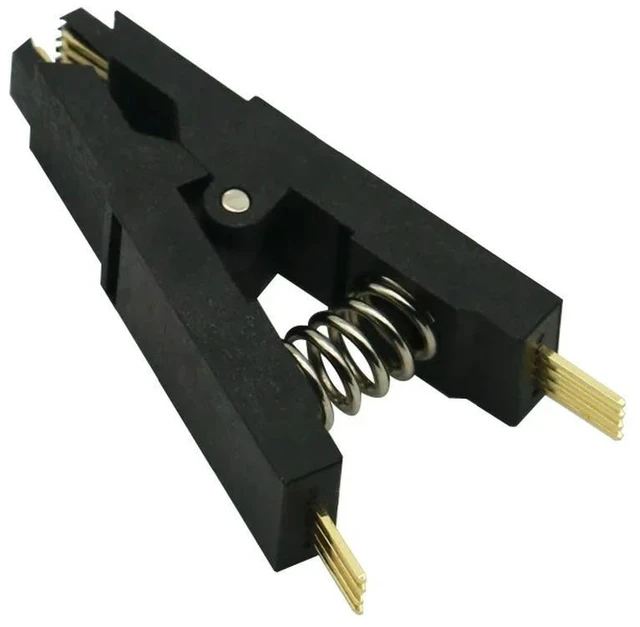 Main image of Programmer Testing Clip SOP8 SOP SOIC 8 SOIC8 DIP8 DIP 8 Pin BIOS/24/25/93 Flash Chip IC Socket Adpter Test Clamp