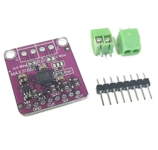 Main image of 1PCS MAX31865 PT100 to PT1000 RTD-to-Digital Converter Board Temperature Thermocouple Sensor Amplifier Module For