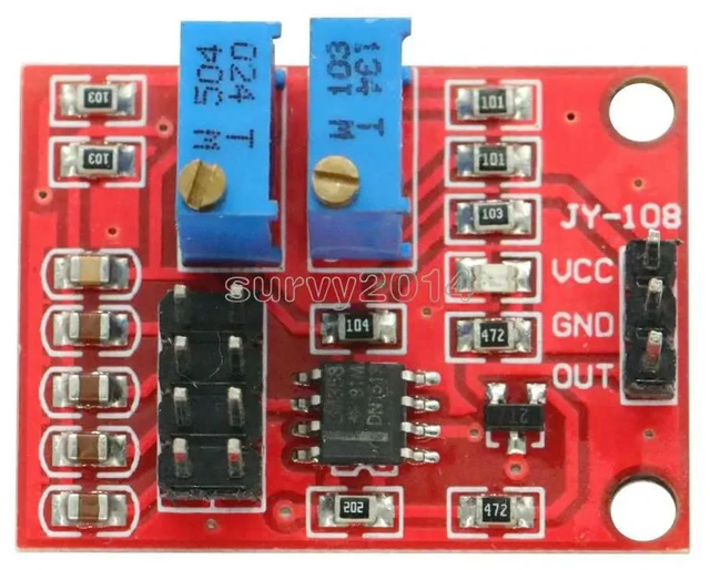 Alt view image 3 of 3 - NE555 Pulse Frequency Duty Cycle LM358 Adjustable Module Square Wave Signal Generator Upgrade Version