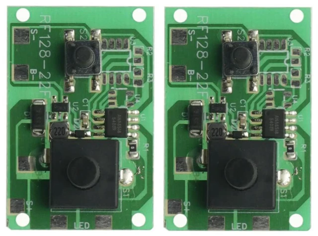 Alt view image 3 of 3 - 1.2V Solar Lamp String Control Board Circuit Board with switch Solar street light control panel Solar Light Controller Module