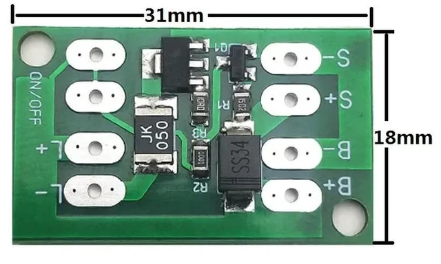 Alt view image 2 of 3 - Solar Generator Charge Controller Auto Light Control Circuit Switch Lithium Charging Board Module