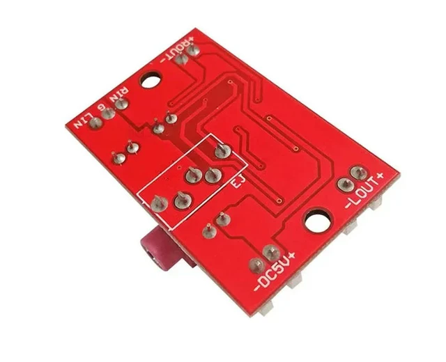 Alt view image 3 of 3 - LM4863 Fever 5V Mini Amplifier Board 2x3W Binaural HiFi Amp Module DIY