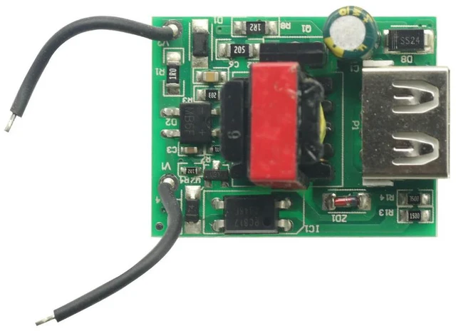 Main image of USB Converter Stabilizer DC-DC Buck Step Down Power Module 12V 24V 36V 48V 72V to 5V 1A USB Galvanic Isolated Board