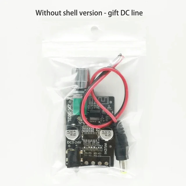 Alt view image 3 of 6 - 2*50W Bluetooth 5.0 Power Amplifier Board Digital Audio HiFi Stereo Dual Channel Class D AMP for Speakers 30W~200W