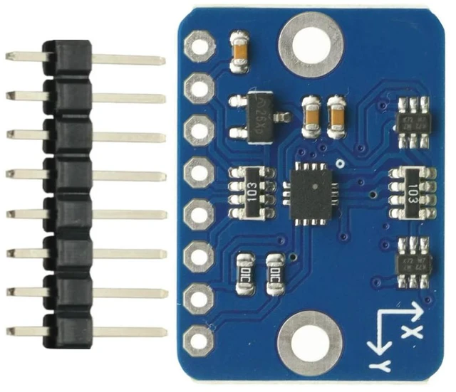 Alt view image 3 of 3 - BMI323 For 6-Axis IMU Breakout Board, 16-bit Accelerometer and Gyroscope, Digital Temperature Sensor Module