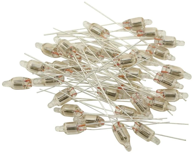 Main image of 20PCS Neon Indicator Light Red Signs 5mm Neon Lamp Glow 220v Neon Indicator Bulbs 5X13mm