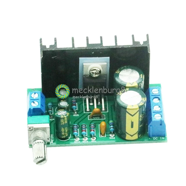 Alt view image 2 of 3 - TDA2050 DC 12-24V 5W-120W One Channel Mono Audio Power Amplifier Board Module 1-Channel